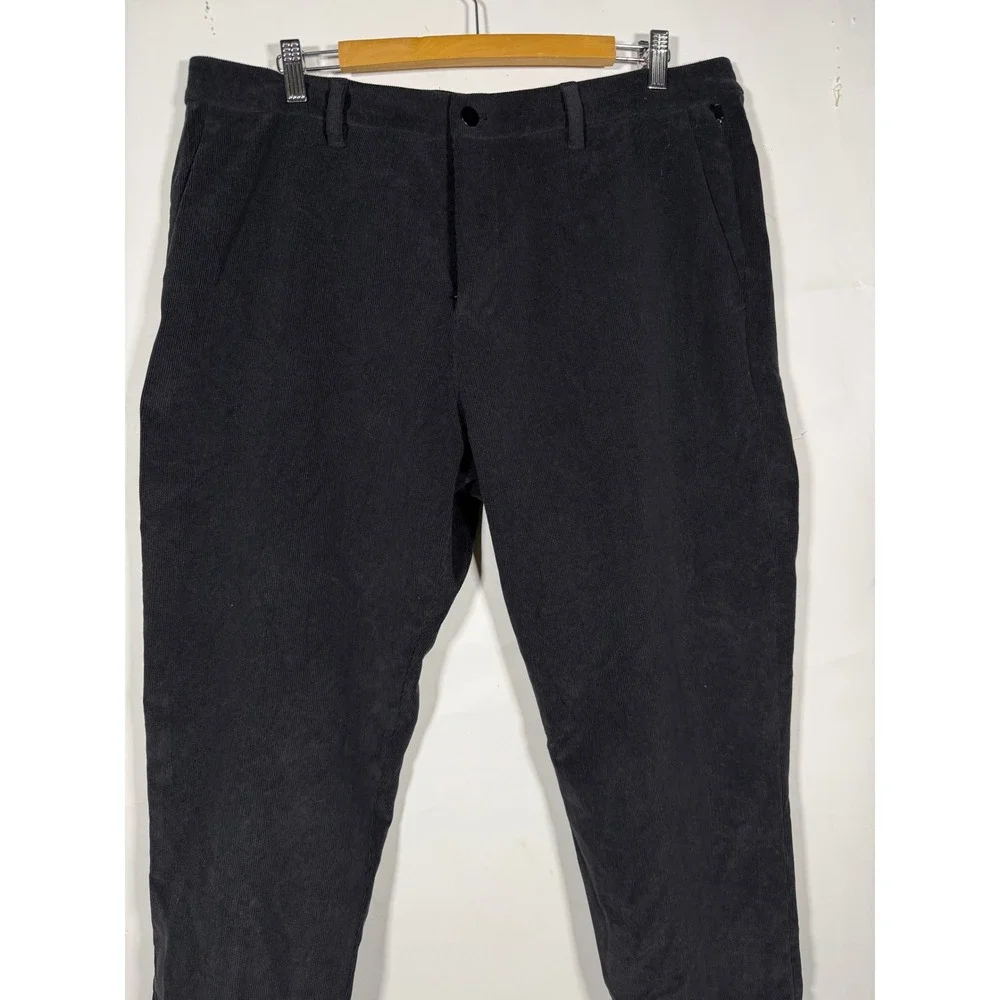 Lululemon Commission Pant Slim Corduroy Black Men's Size 38 LM5BF9S Casual